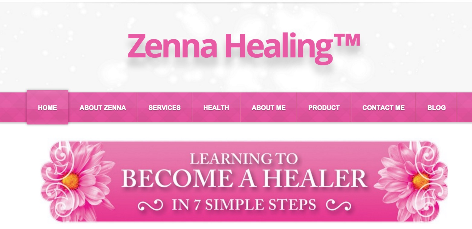 Zenna healing website